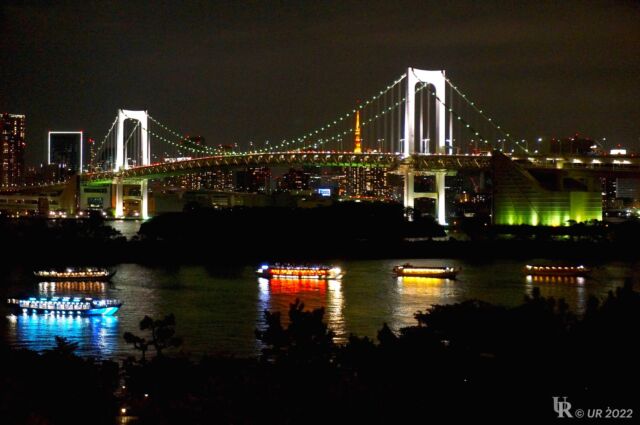 Tokyo waterfront nightscape
