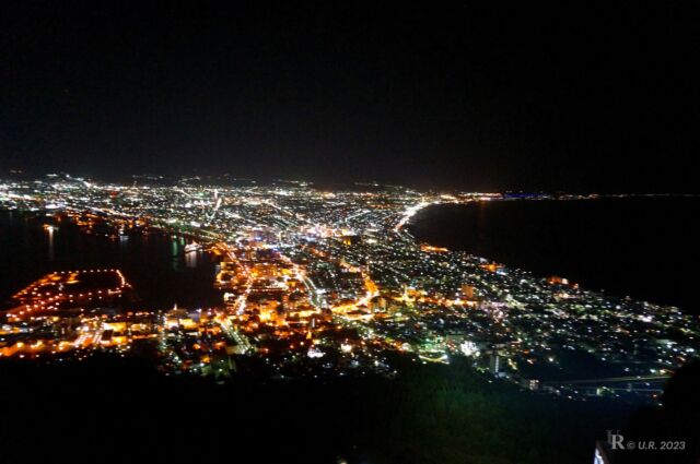 Night view of Hakodate City